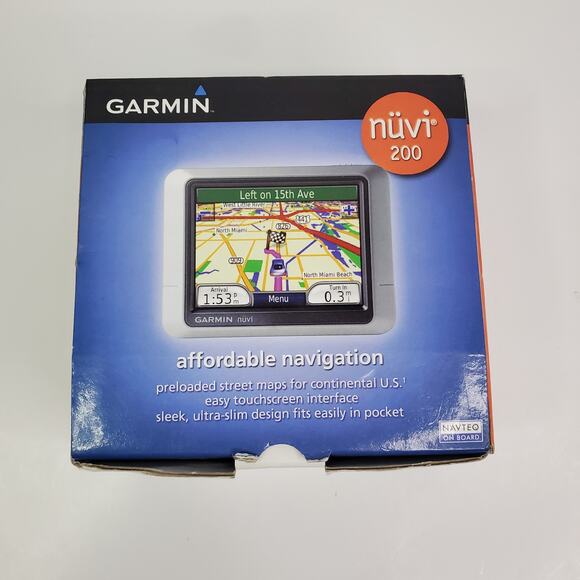 Garmin Nuvi 200 GPS City Navigation - Open Box - Picture 1 of 9